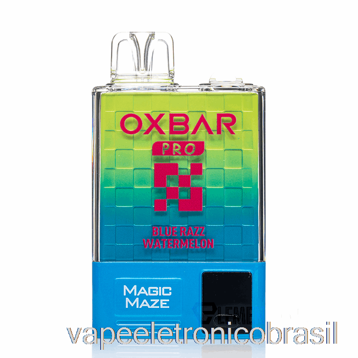 Vape Vaporesso Oxbar Magic Maze Pro 10000 Descartável Blue Razz Melancia - Suco De Vagem